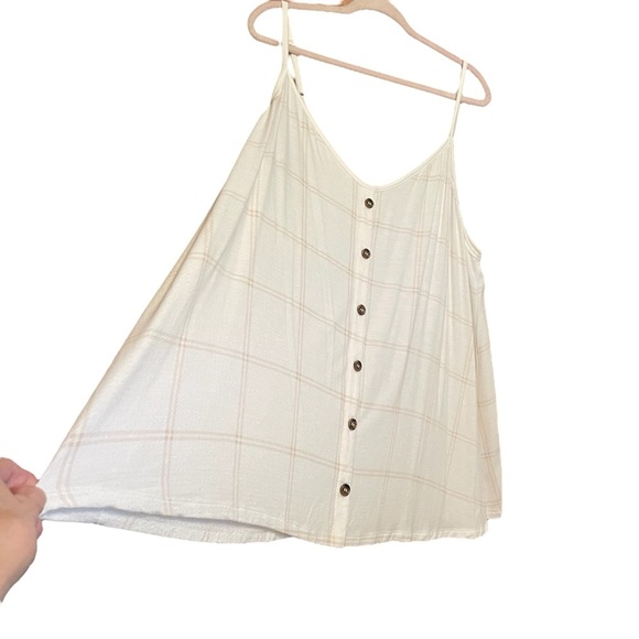 Torrid Super Soft Women’s
Button-Front Swing Cami Soft Pink/White-Size 5X - Picture 3 of 11